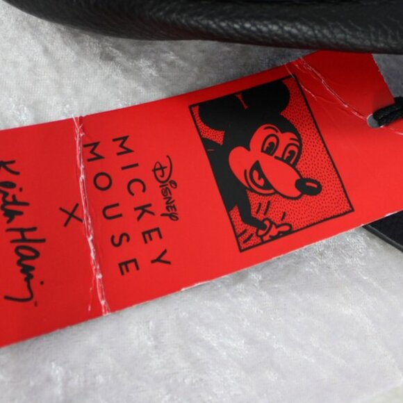 Coach x Disney x Keith Haring Mickey Mouse Warren Belt Bag NWT Black Multi - Picture 8 of 11